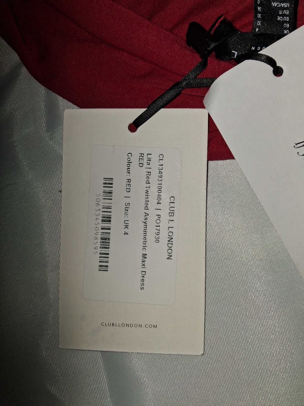 Club L London Red Maxi Dress - Picture 2 of 2